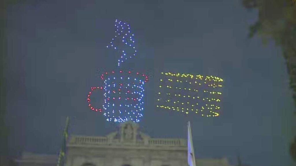 Queijo feito com drones