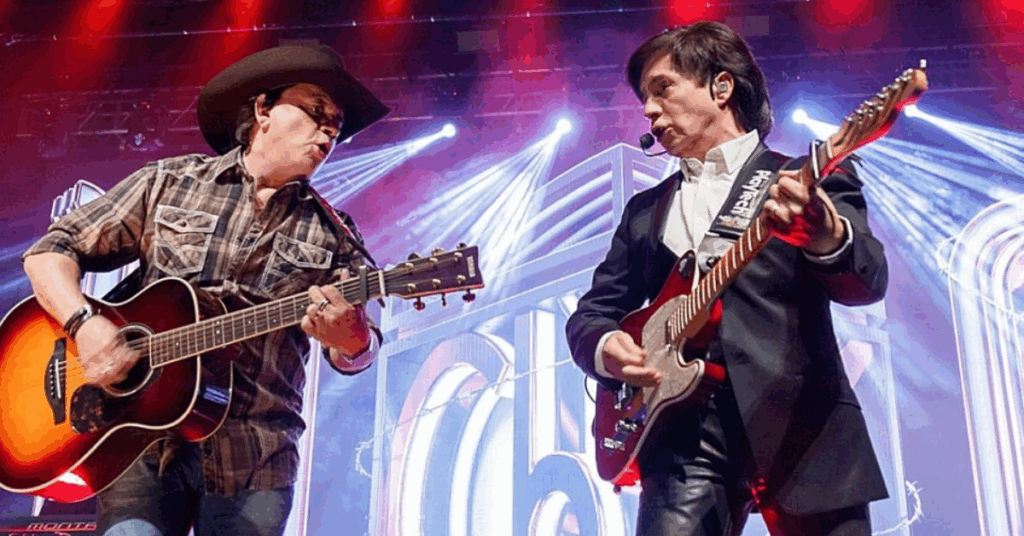 Chitãozinho & Xororó se apresentam ao vivo, homenageados no Prêmio da Música Brasileira