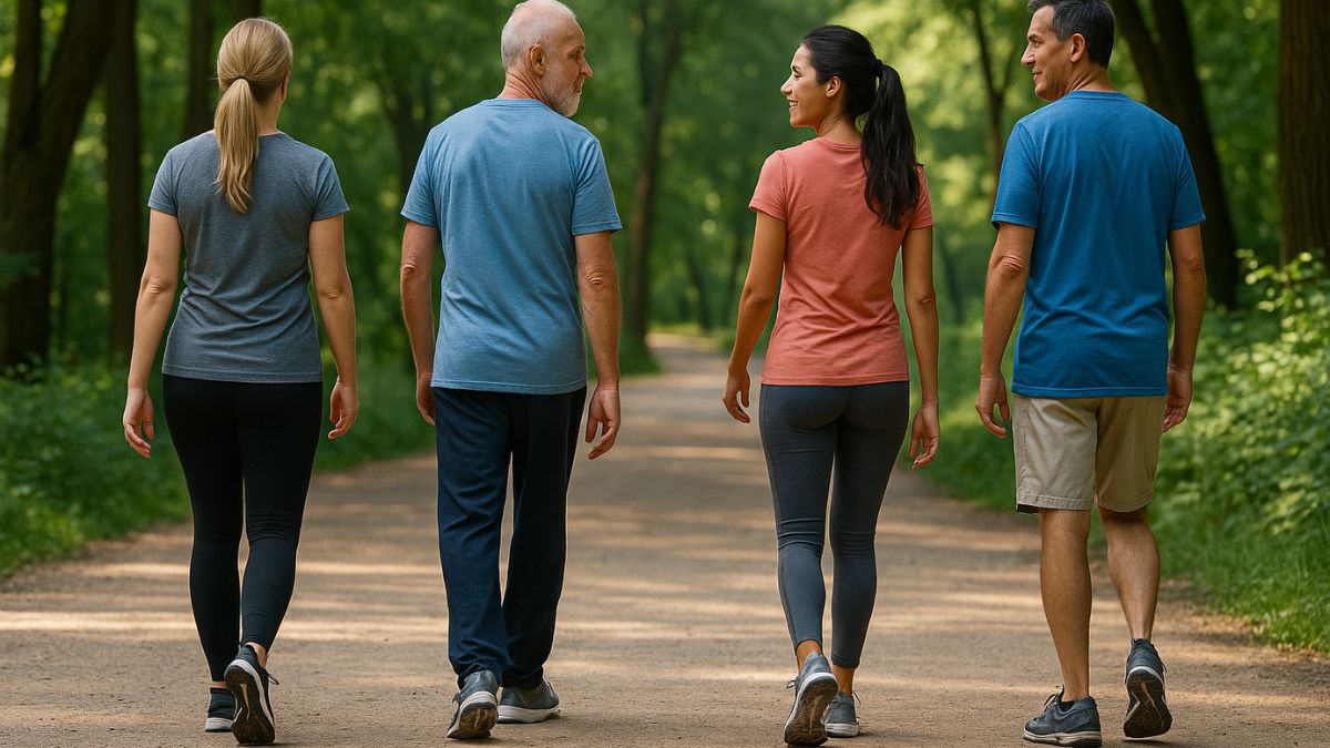 Caminhar 100 minutos por dia ajuda a prevenir dor crônica nas costas.