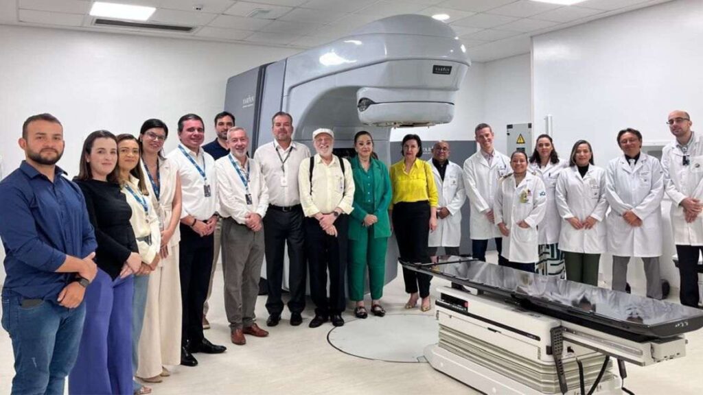 Radioterapia na Rede ICC Saúde sendo aplicada com tecnologia avançada