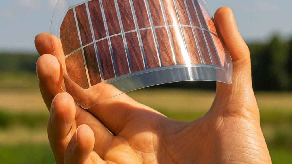 Filtro de Extrato de Cebola bloqueando raios UV em células solares