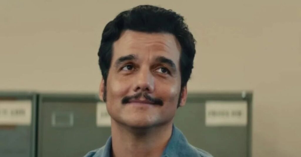 Cena do filme O Agente Secreto no Oscar com personagem em destaque.