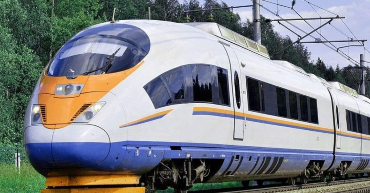 trem-bala Rio-SP em operação sobre trilhos modernos