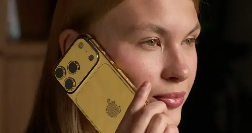 iPhone mais luxuoso do mundo com acabamento em ouro 24k e design artesanal