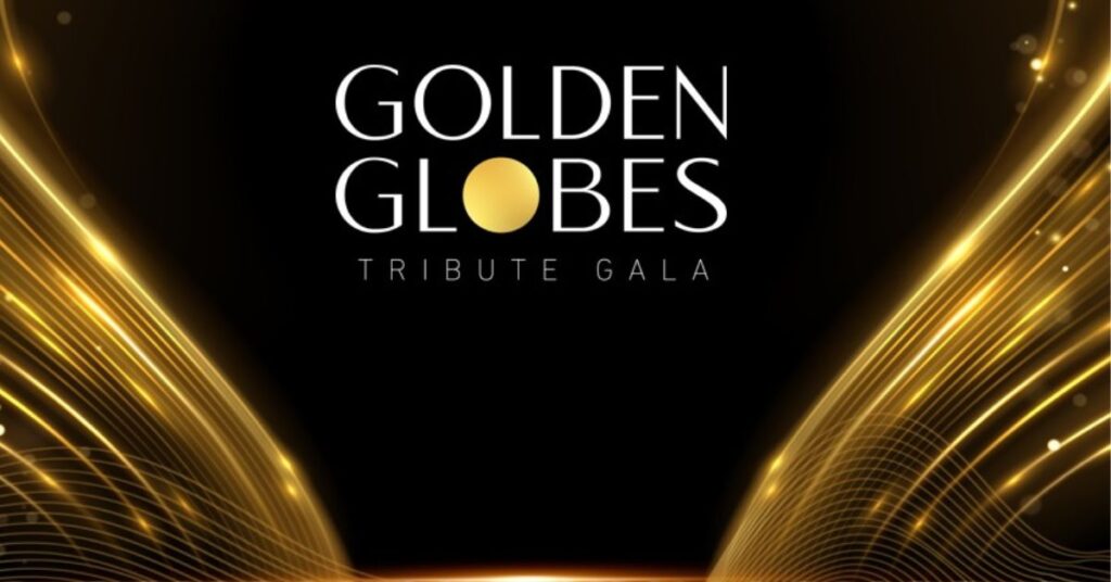 Globo de Ouro no Brasil com identidade visual do Golden Globes Tribute Gala