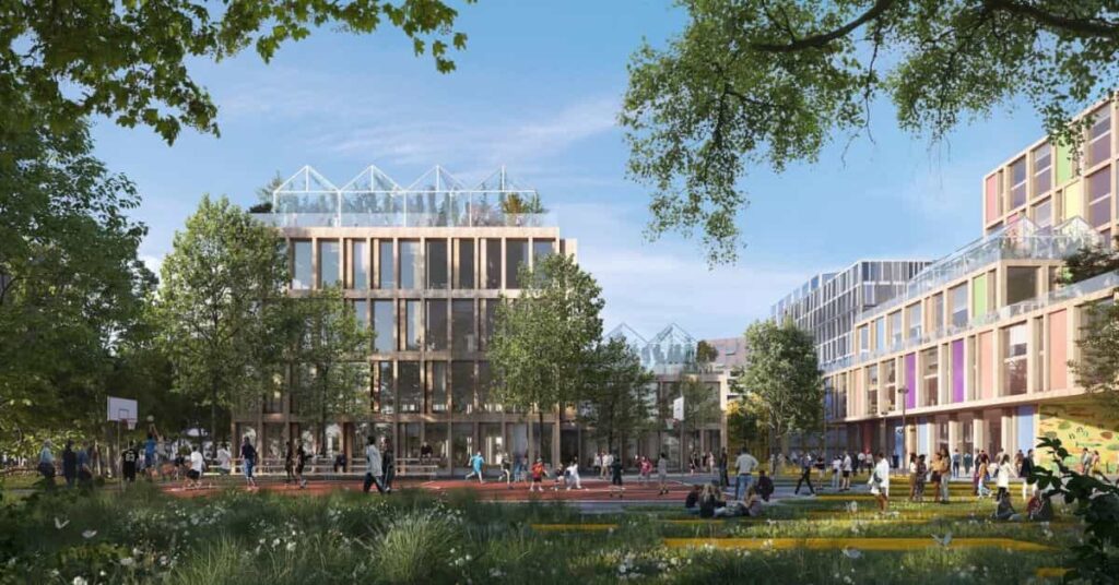 bairro sustentável em Toronto criado no antigo aeroporto de Downsview