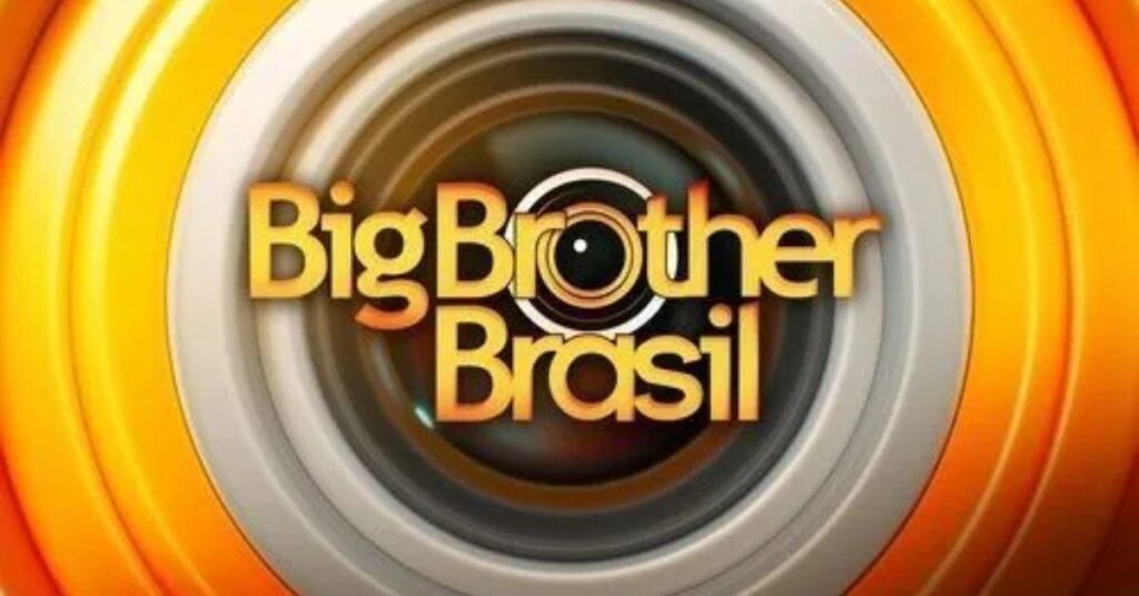 Logo do BBB 2026 em destaque com o tradicional olho do Big Brother Brasil em tons de amarelo e laranja.