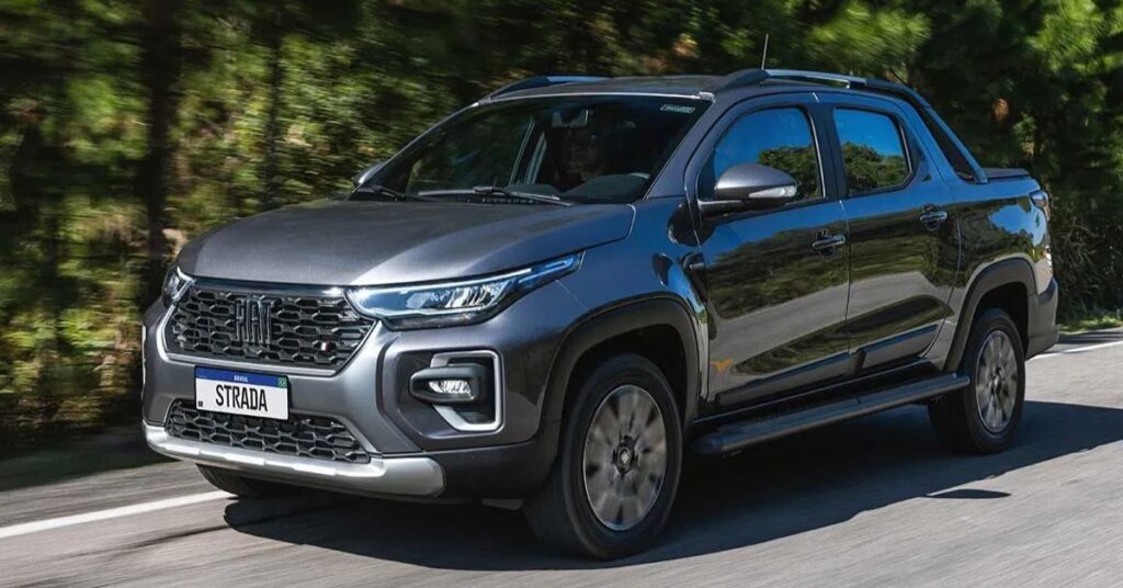 Fiat Strada, líder entre os carros mais vendidos no Brasil em janeiro de 2026