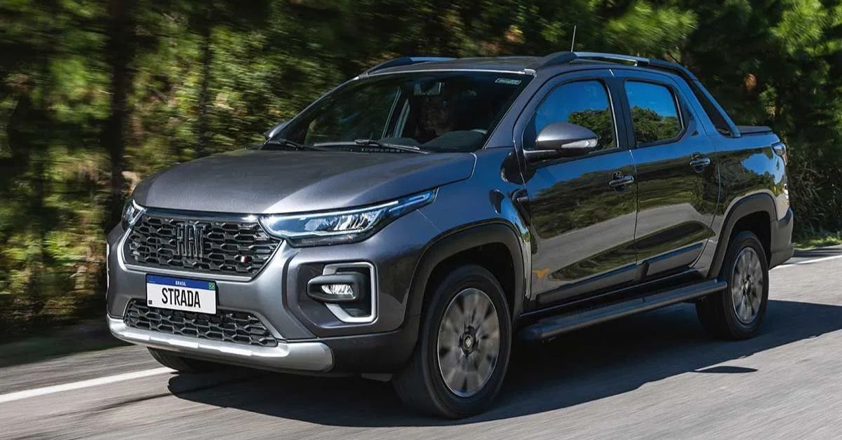 Fiat Strada, líder entre os carros mais vendidos no Brasil em janeiro de 2026