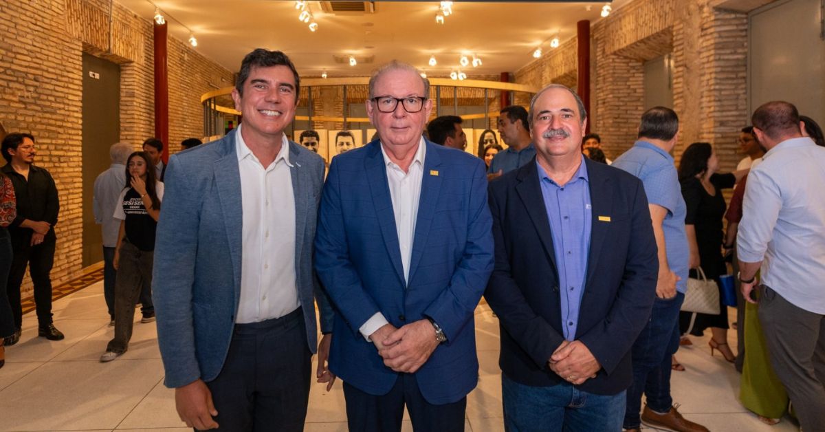 Autoridades participam da abertura da exposição futuro das profissões no Museu da Indústria do Ceará